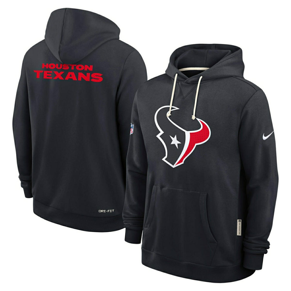Houston Texans 2025 NFL Sideline Nike Standard Issue Hoodie Navy Taass US
