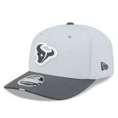 Houston Texans 2025 NFL Training Camp New Era 9SEVENTY Stretch-Snap Cap CW Gray Taass for sale