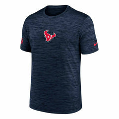 Houston Texans 2025 NFL Sideline Nike Velocity Performance T-Shirt Navy Lifestyle