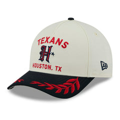 Houston Texans 2025 NFL Draft 9FORTY M-Crown A-Frame Snapback Cap Cream Taass sale