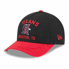 Houston Texans 2025 NFL Draft 9FORTY M-Crown A-Frame Snapback Cap Black Fashion