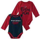Houston Texans Born to Play NFL Baby Bodysuit Set (2-Piece) Fashion