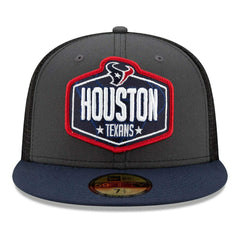 Houston Texans Official 2021 NFL Draft New Era 59FIFTY Fitted Cap Lifestyle