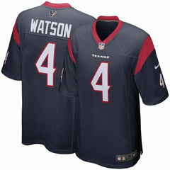 Deshaun Watson #4 Houston Texans Nike Game NFL Jersey Navy Taass US