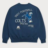 Indianapolis Colts L&L '96 Classics NFL Crew Sweater Blue Taass sale