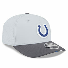 Indianapolis Colts 2025 NFL Training Camp New Era 9SEVENTY Stretch-Snap Cap CW Gray Taass US