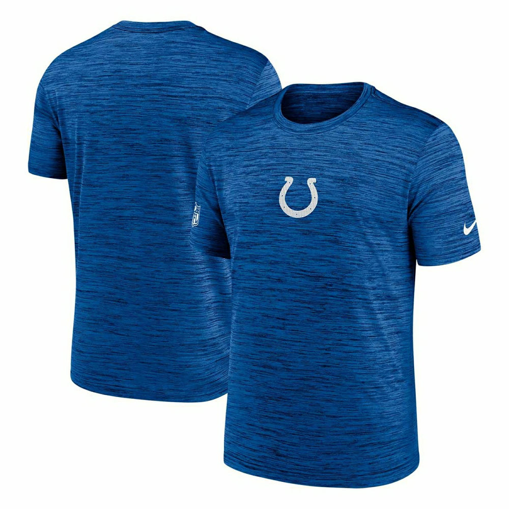 Indianapolis Colts 2025 NFL Sideline Nike Velocity Performance T-Shirt Blue Classic