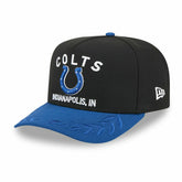 Indianapolis Colts 2025 NFL Draft New Era 9FIFTY A-Frame Snapback Cap Black Lifestyle