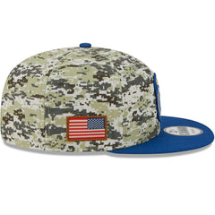 Indianapolis Colts Camo 2023 NFL Salute to Service New Era 9FIFTY Snapback Cap Lifestyle