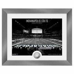 Indianapolis Colts Art Deco Stadium Silver Coin Framed NFL Photo Taass sale