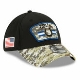 Indianapolis Colts 2021 NFL On-Field Salute to Service New Era 39THIRTY Flex Fit Cap Taass for sale