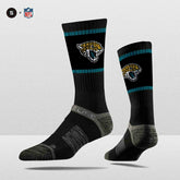 Jacksonville Jaguars Strideline Premium NFL Crew Socks Taass US