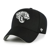 Jacksonville Jaguars Black & White '47 MVP Adjustable NFL Cap Black Taass US