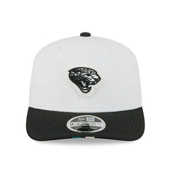 Jacksonville Jaguars 2025 NFL Training Camp New Era 9SEVENTY Stretch-Snap Cap OTC White Taass US