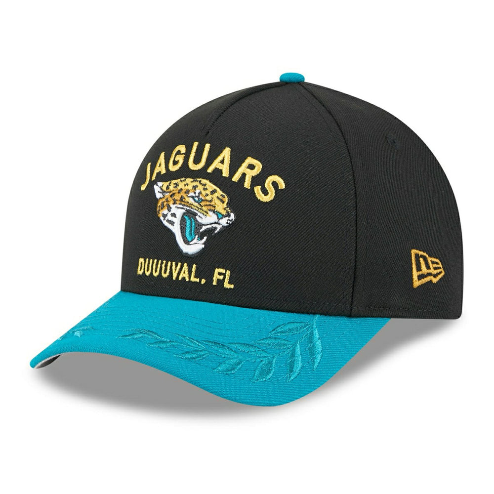 Jacksonville Jaguars 2025 NFL Draft 9FORTY M-Crown A-Frame Snapback Cap Black Classic