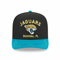 Jacksonville Jaguars 2025 NFL Draft New Era 9FIFTY A-Frame Snapback Cap Black Fashion