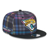 Jacksonville Jaguars 2024 NFL Crucial Catch New Era 9FIFTY Snapback Cap Taass for sale