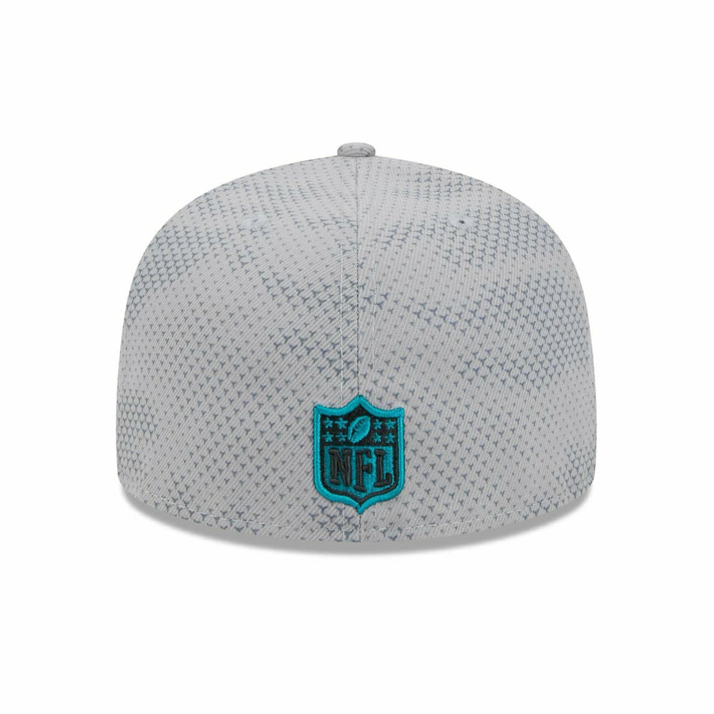Jacksonville Jaguars 2024 NFL Sideline New Era 59FIFTY Fitted Cap Gray Lifestyle