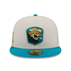 Jacksonville Jaguars 2023 NFL Salute to Service New Era 59FIFTY Fitted Cap Lifestyle