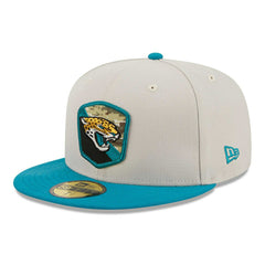 Jacksonville Jaguars 2023 NFL Salute to Service New Era 59FIFTY Fitted Cap Lifestyle