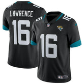 Trevor Lawrence #16 Jacksonville Jaguars Nike Vapor Limited NFL Jersey Black Lifestyle