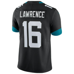 Trevor Lawrence #16 Jacksonville Jaguars Nike Vapor Limited NFL Jersey Black Lifestyle