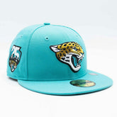 Jacksonville Jaguars 25th Anniversary New Era 59FIFTY Fitted NFL Cap Taass US