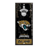 Jacksonville Jaguars WinCraft NFL Bottle Opener Sign Lifestyle