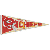Kansas City Chiefs Premium Throwback NFL Pennant Lifestyle