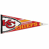 Kansas City Chiefs Big Logo Premium NFL Pennant Taass US