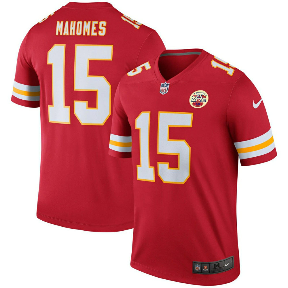 Patrick Mahomes #15 Kansas City Chiefs Nike Legend NFL Jersey Red Taass for sale