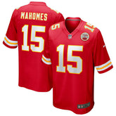 Patrick Mahomes #15 Kansas City Chiefs Nike Game Football NFL Jersey Red Taass US