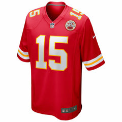 Patrick Mahomes #15 Kansas City Chiefs Nike Game Football NFL Jersey Red Taass US