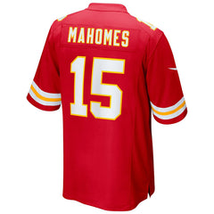 Patrick Mahomes #15 Kansas City Chiefs Nike Game Football NFL Jersey Red Taass US