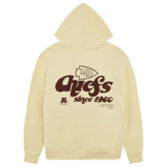 Kansas City Chiefs L&L '76 Classics NFL Hoodie Cream Lifestyle