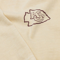 Kansas City Chiefs L&L '89 Classics NFL T-Shirt Cream Lifestyle