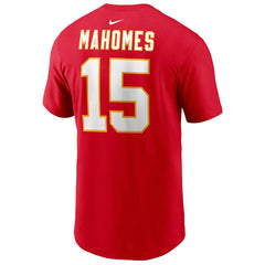 Patrick Mahomes #15 Kansas City Chiefs Nike Player NFL T-Shirt Red Classic