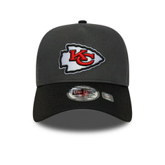 Kansas City Chiefs E-Frame Trucker NFL Cap Dark Gray Fashion