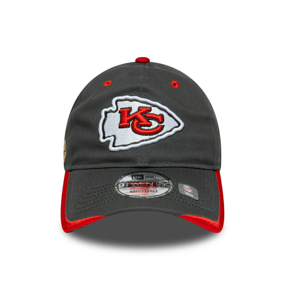 Kansas City Chiefs Super Bowl IV 9TWENTY Adjustable Cap Dark Gray Lifestyle