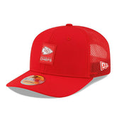 Kansas City Chiefs 2025 NFL On-Field Sideline 9SEVENTY Trucker Snapback Cap Red Fashion