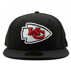 Kansas City Chiefs Team Logo New Era 59FIFTY Fitted NFL Cap Taass US