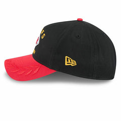 Kansas City Chiefs 2025 NFL Draft 9TWENTY A-Frame Adjustable Cap Black Taass sale