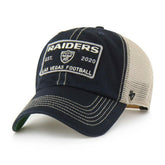 Las Vegas Raiders Vintage Wabash '47 Clean Up Trucker NFL Cap Black Taass sale
