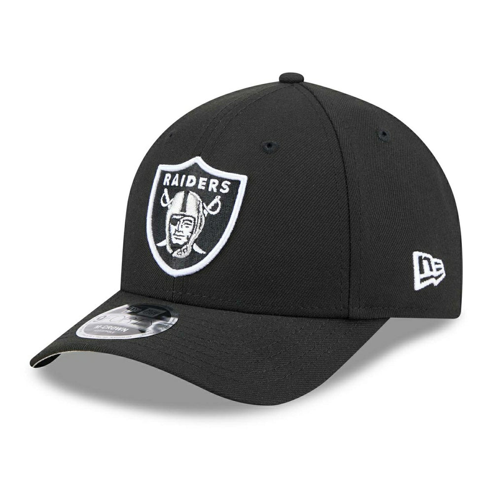 Las Vegas Raiders NFL Team Logo New Era 9FORTY M-Crown Snapback Cap Black Taass for sale