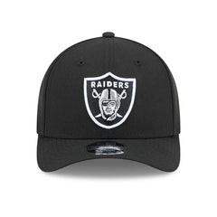 Las Vegas Raiders NFL Team Logo New Era 9FORTY M-Crown Snapback Cap Black Taass for sale