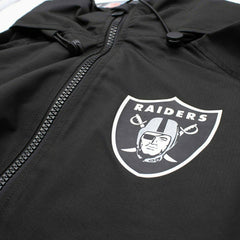 Las Vegas Raiders NFL Quarter Zip Windbreaker Jacket Black Taass US
