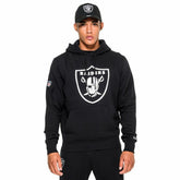 Las Vegas Raiders Logo Hoodie New Era NFL Sweatshirt Schwarz Fashion
