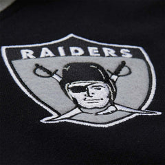 Oakland Raiders Courtside Fleece Full-Snap NFL Jacket Fashion