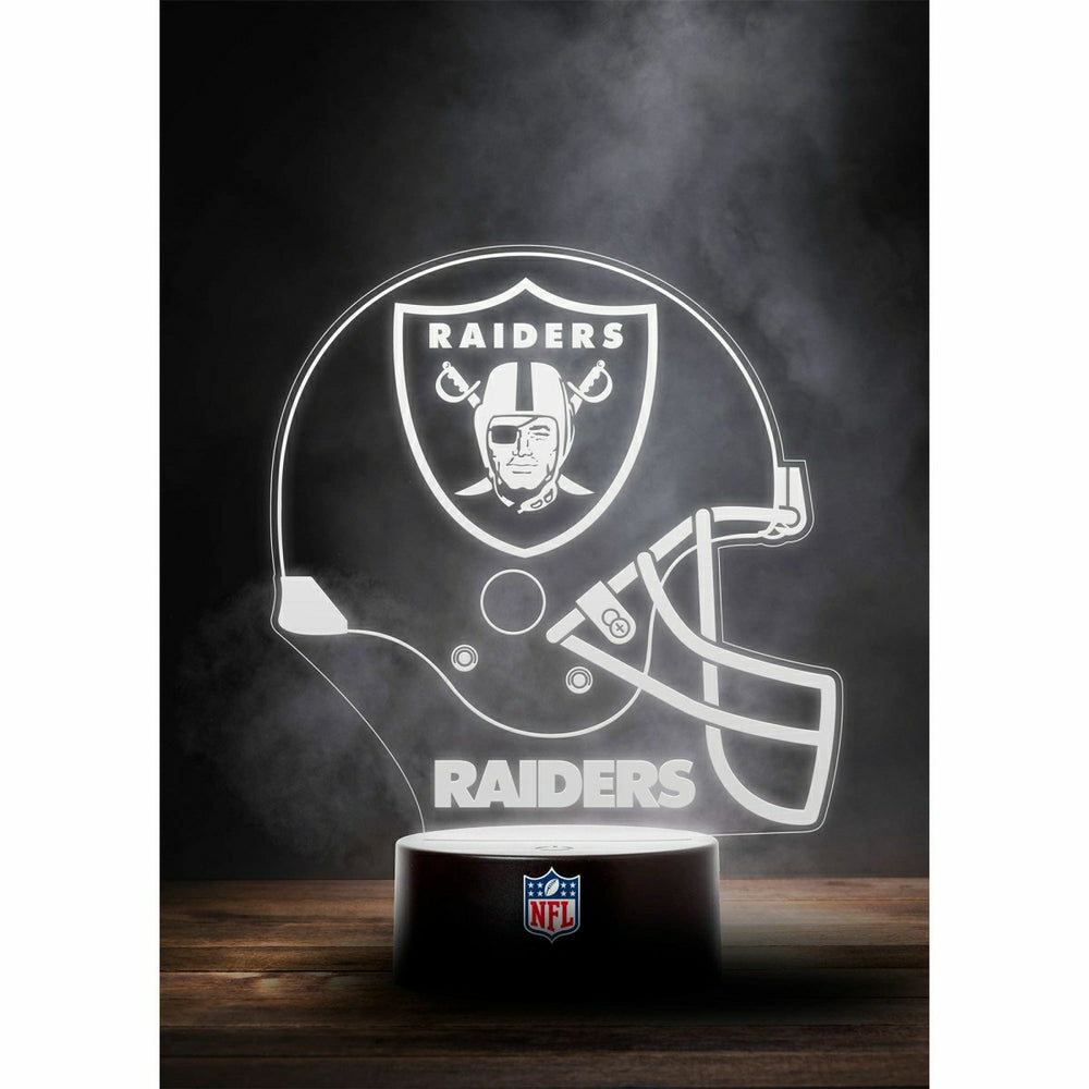 Las Vegas Raiders NFL Helmet LED Sign Lifestyle