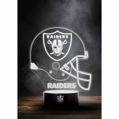Las Vegas Raiders NFL Helmet LED Sign Lifestyle
